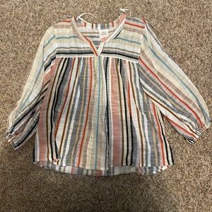 Neutral colored blouse